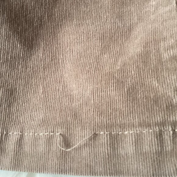 Lady Hathaway Women's Corduroy Brown Wide Leg Pants Size 12  Y2K Cotton Spandex - Picture 9 of 9